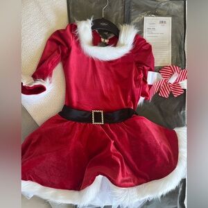 Revolution Dance Holly Jolly red Santa costume child XL (7/8-10/12)
